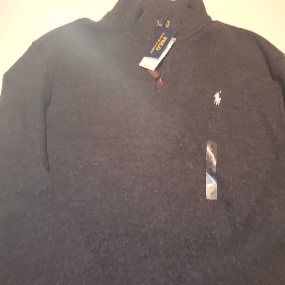 Polo Ralph Lauren Luxury Jersey Quarter-Zip Black - Picture 5 of 16